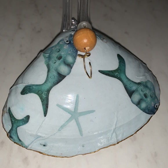 Decoupage Fish with a Hook Decorative Accent or Trinket Tray - Picture 13 of 14